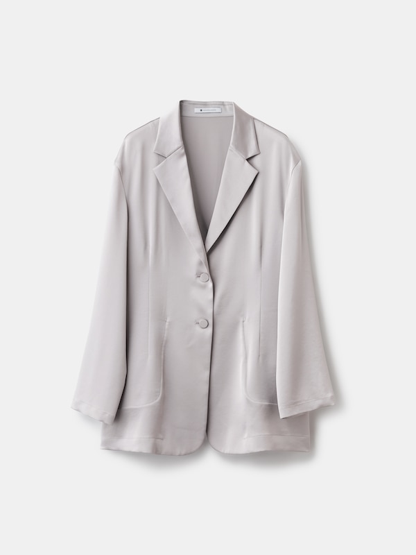 トリアセサテンシャツジャケット