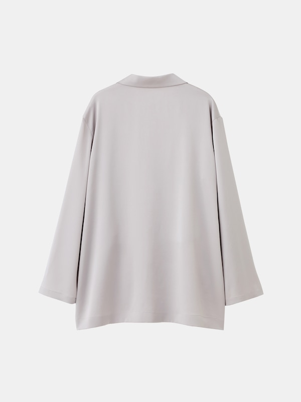 トリアセサテンシャツジャケット