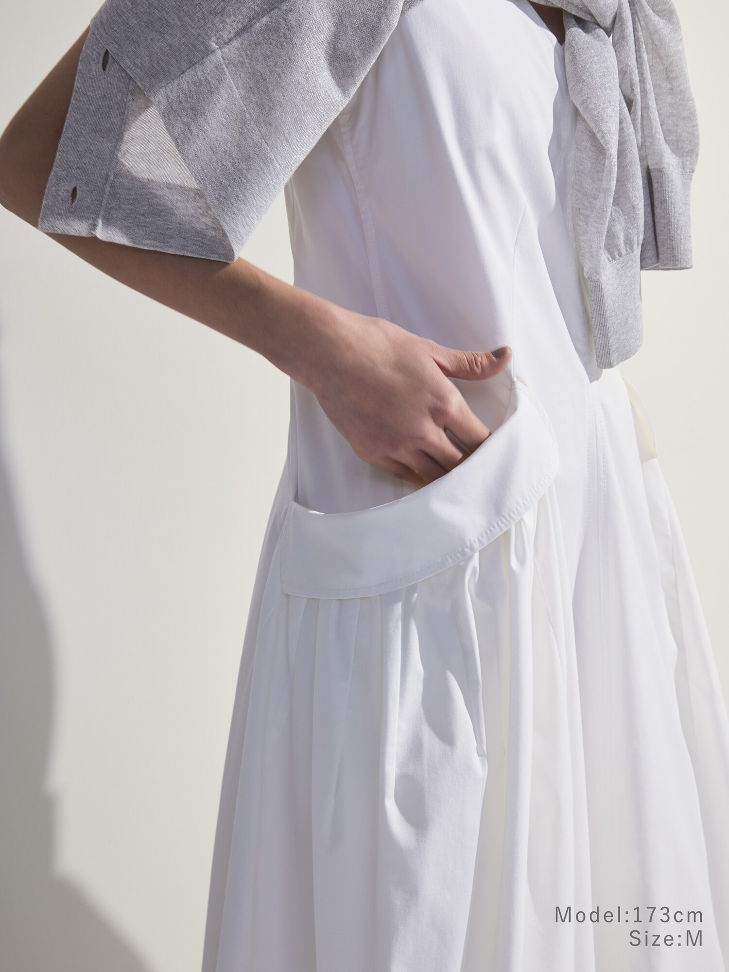 PLST(プラステ)公式 | コットンブレンドノースリーブワンピース