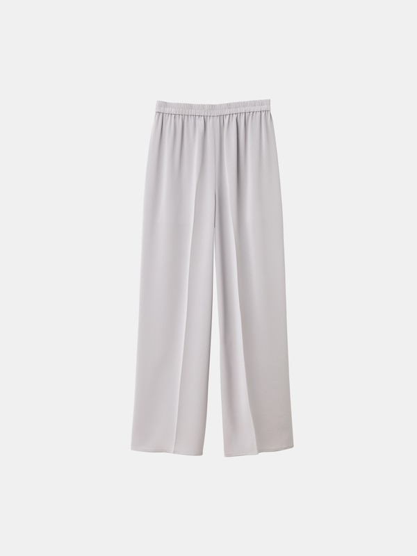 トリアセサテンフルレングスイージーパンツ