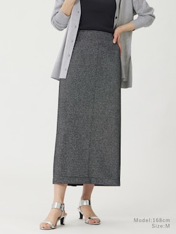 ラメジャージーナロースカート