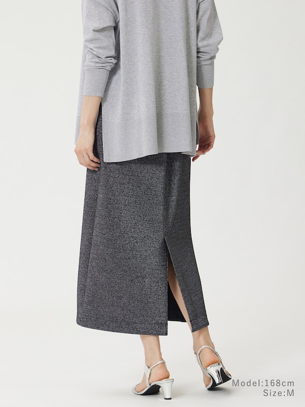 ラメジャージーナロースカート