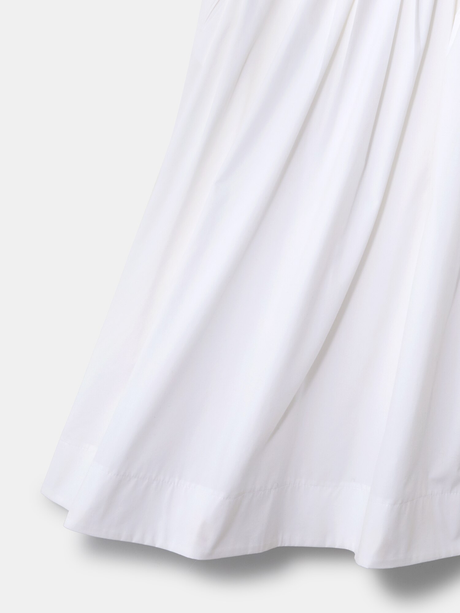 Ricco★　新品プラステウールコットンブレンドフレアスカート ホワイトS PLST(プラステ)公式 | スカート(レディース)