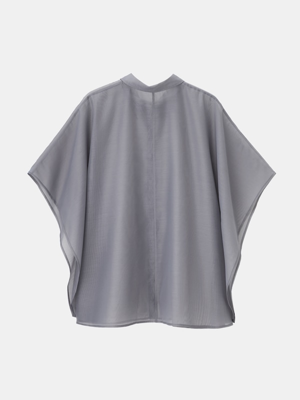 シアーポンチョシャツ