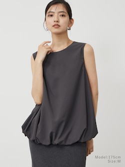 タイプライターバルーン2WAYブラウス