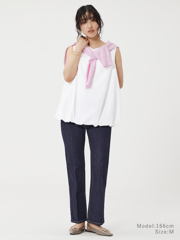 タイプライターバルーン2WAYブラウス