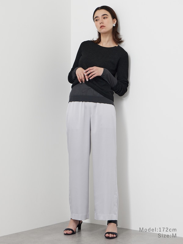 シアーニットプルオーバー