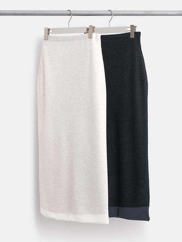 シアーニットスカート