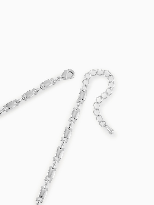 スクエアモチーフチェーンネックレス