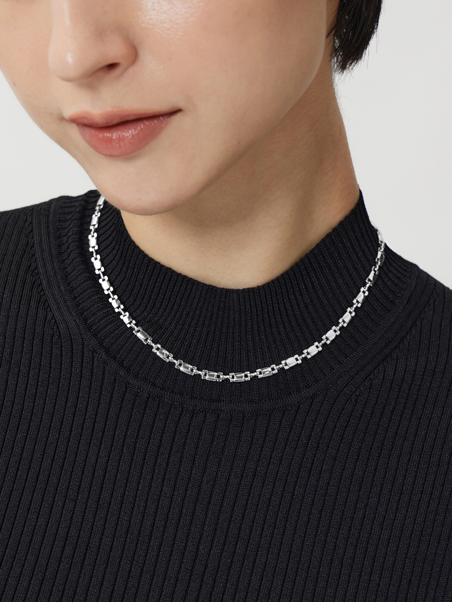 PLST(プラステ)公式 | スクエアモチーフチェーンネックレス