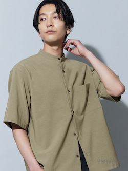 プレシャスドライバンドカラーシャツ
