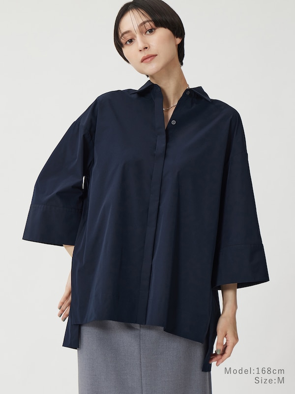 タイプライターワイドスリーブシャツ