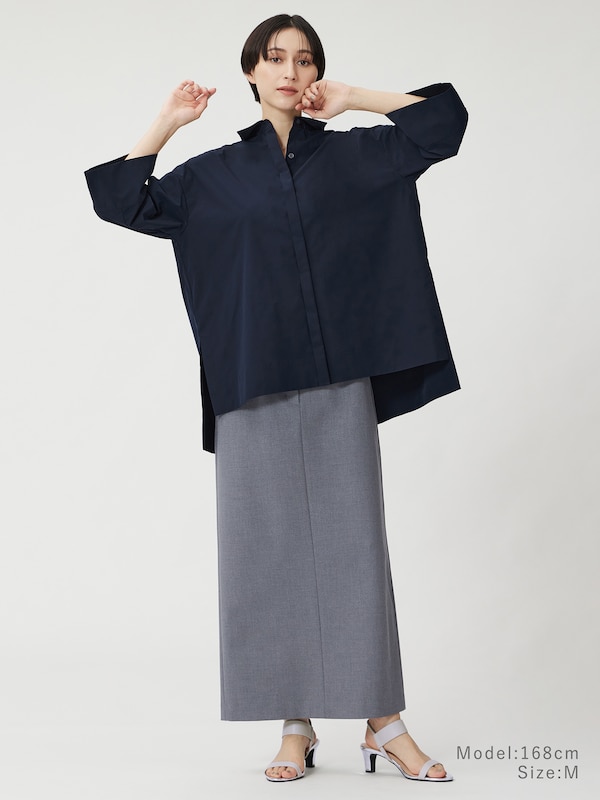 タイプライターワイドスリーブシャツ