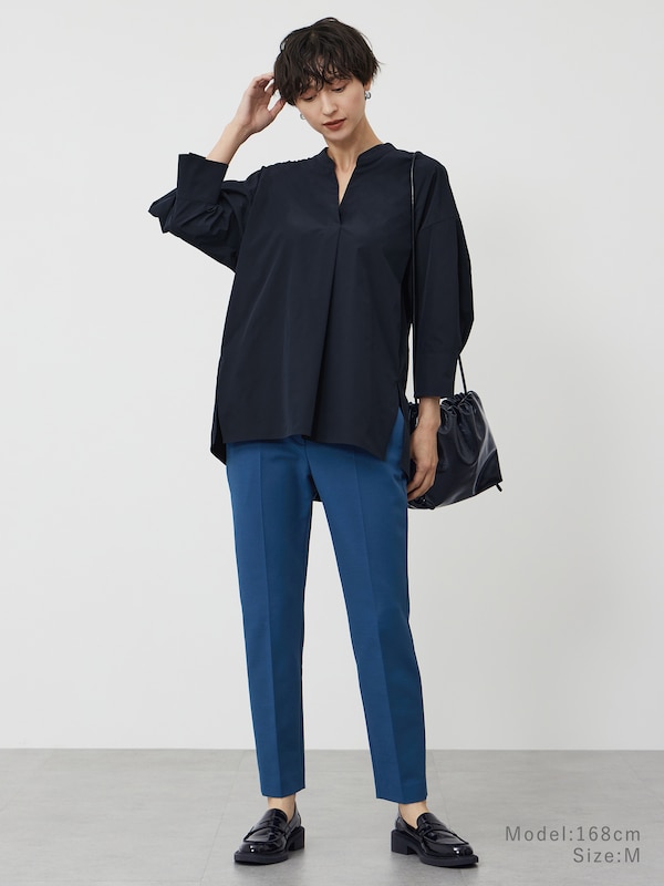 タイプライターコクーンブラウス