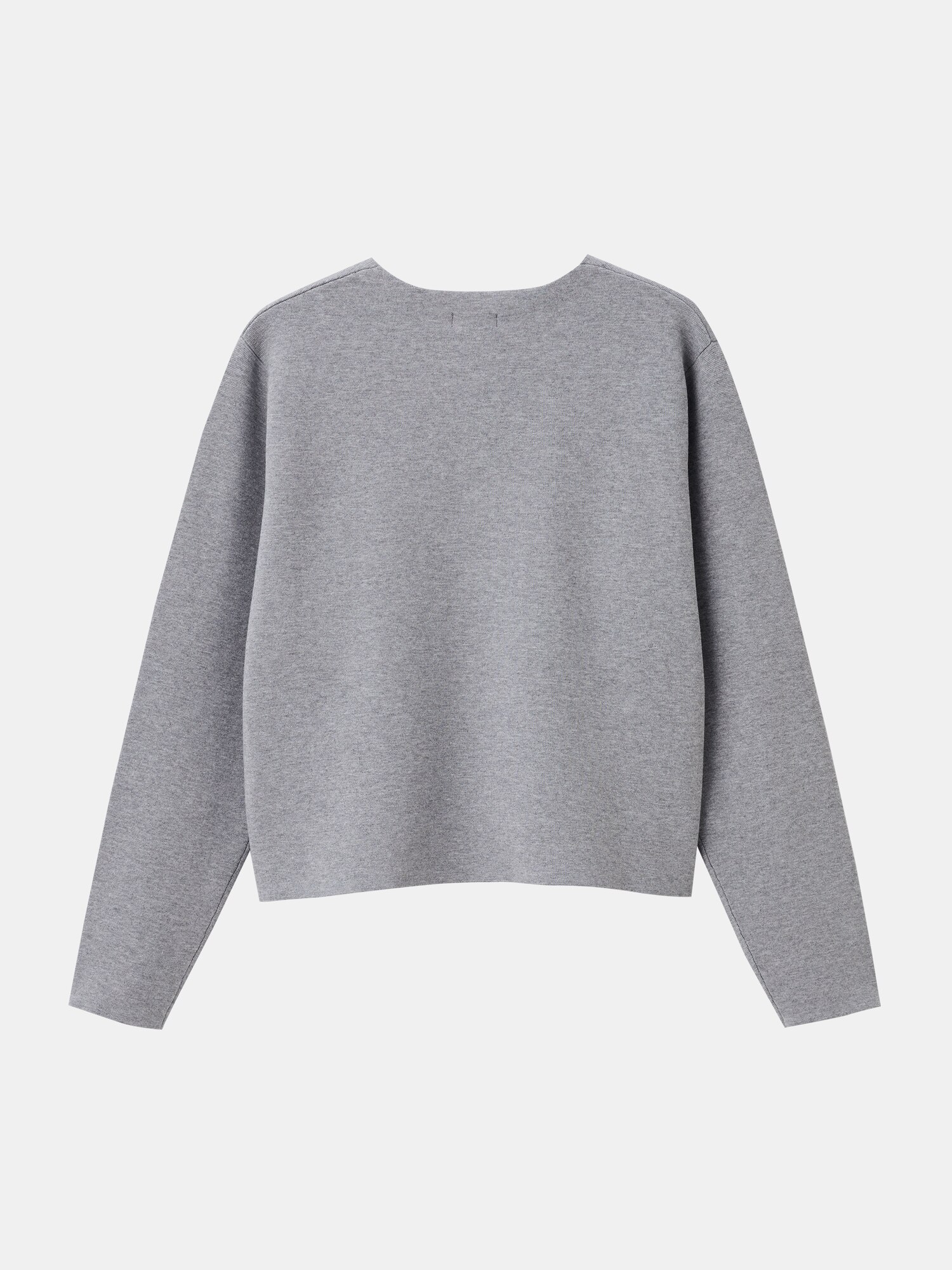 新品PLST レーヨンブレンド クルーネック カーディガン M グレー PLST(プラステ)公式 | レーヨンブレンドクルーネックカーディガン