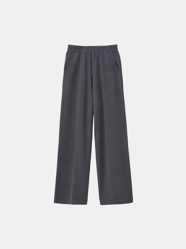 レーヨンブレンドニットパンツ
