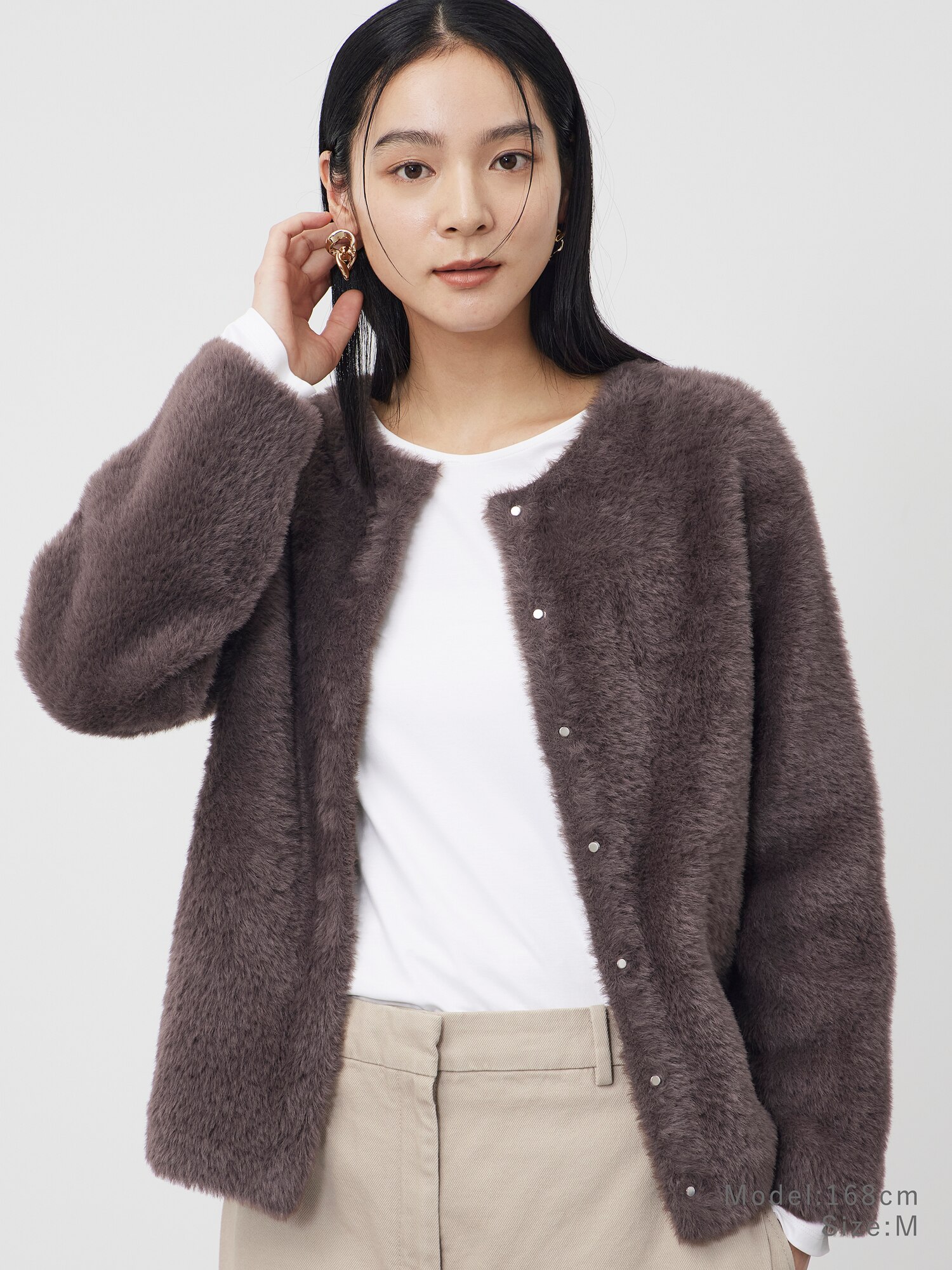 PLST(プラステ)公式 | フェザーヤーン2WAYカーディガン