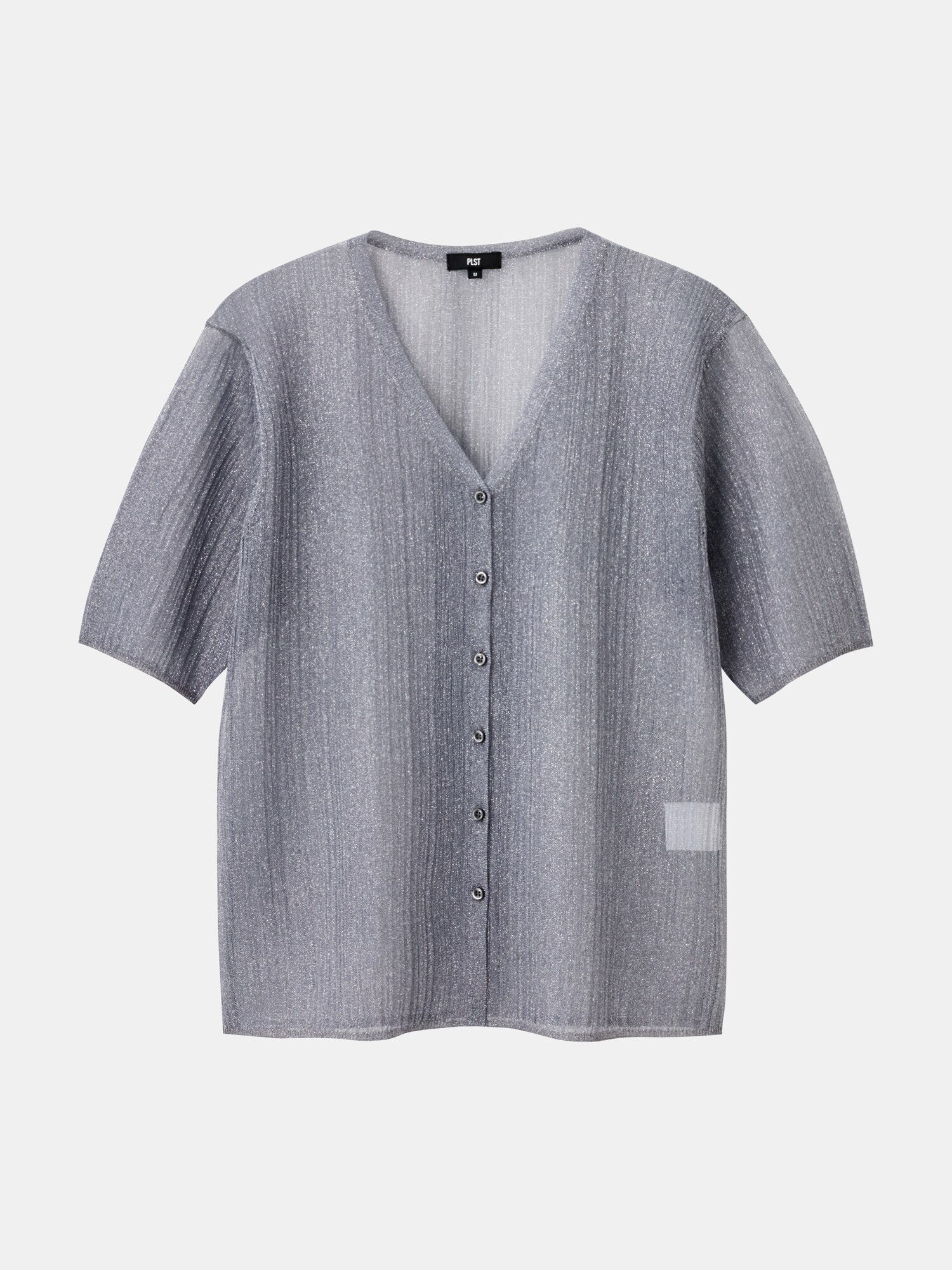 【新品】PLST シアーカーディガン　S グレー PLST - PLST プラステ シアーカーディガンの通販 by boa's shop