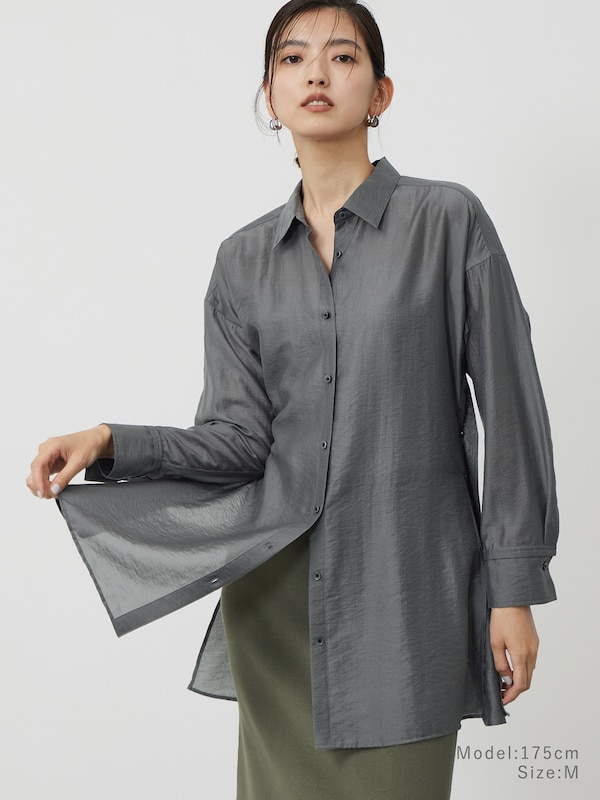 シアーチュニック2WAYシャツ