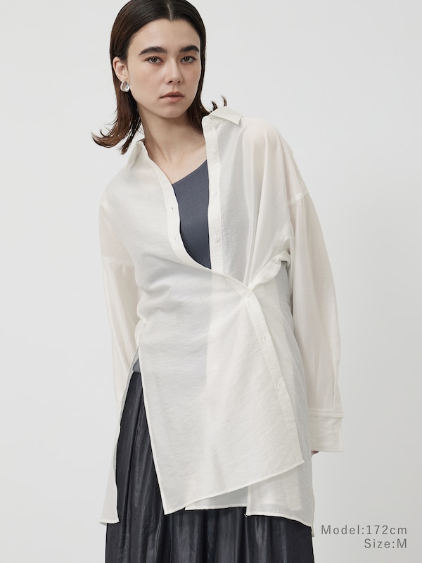 シアーチュニック2WAYシャツ