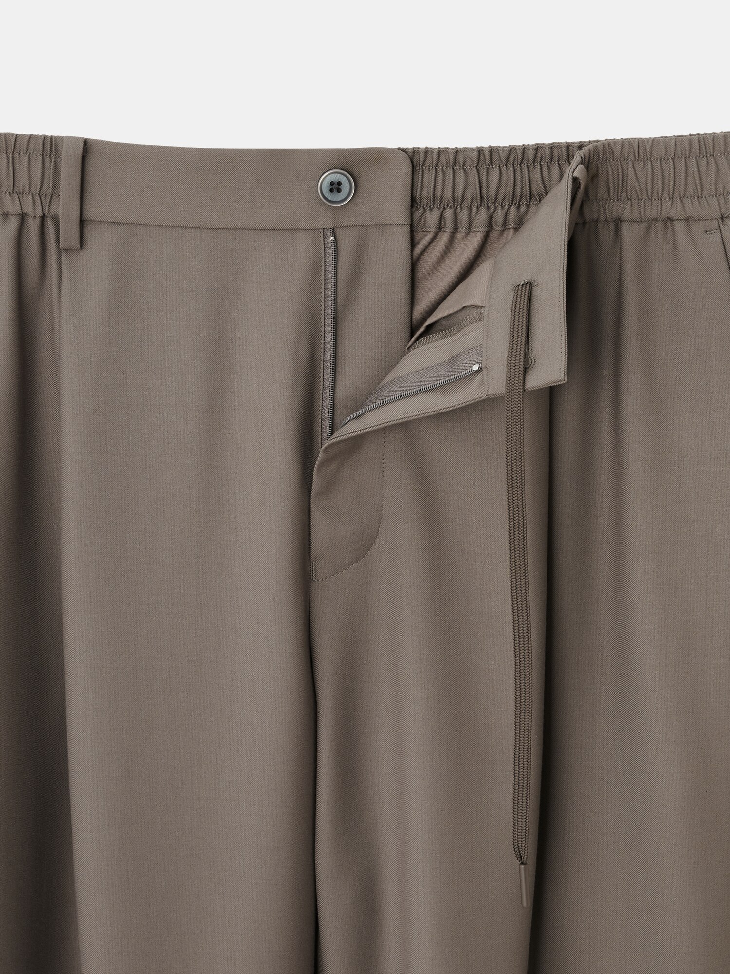 人気完売品【ベージュM】レーヨンブレンドワイドパンツ PLST(プラステ)公式 | レーヨンブレンドワイドパンツ