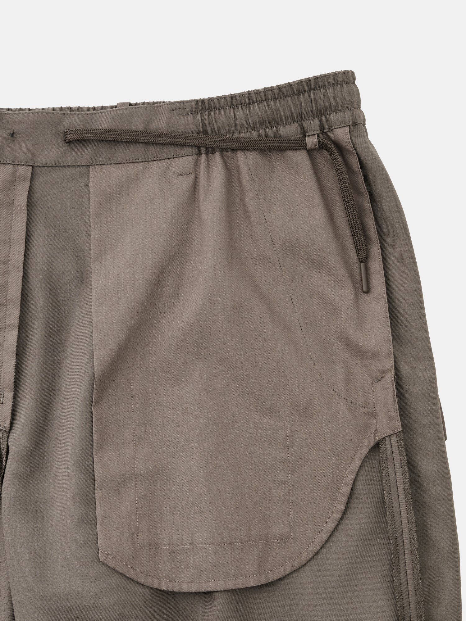 【極美品】PLST レーヨンブレンドワイドパンツ オリーブ M ¥13,000 PLST(プラステ)公式 | 【レビュー高評価】レーヨンブレンドワイド
