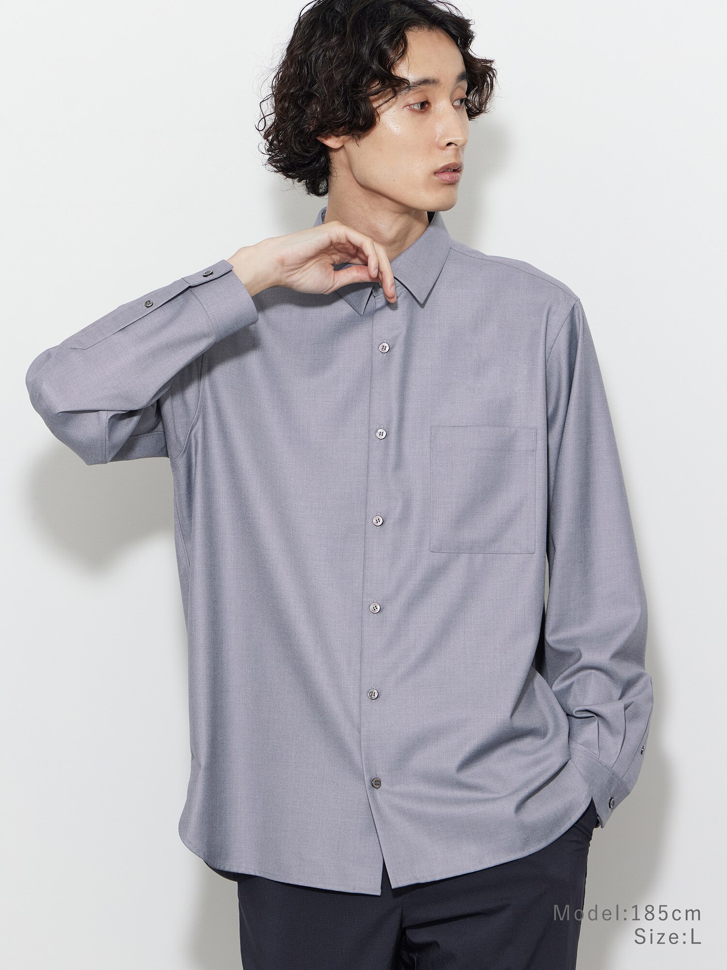 新品タグ付き　PLST シャツ　S PLST グレー Tシャツ Sサイズ ポケット付き - メルカリ