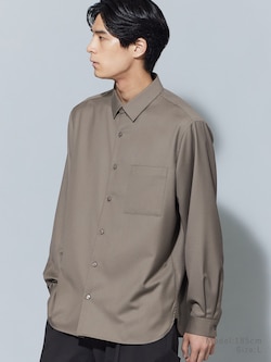 【日曜日までお得】レーヨンブレンドレギュラーカラーシャツ