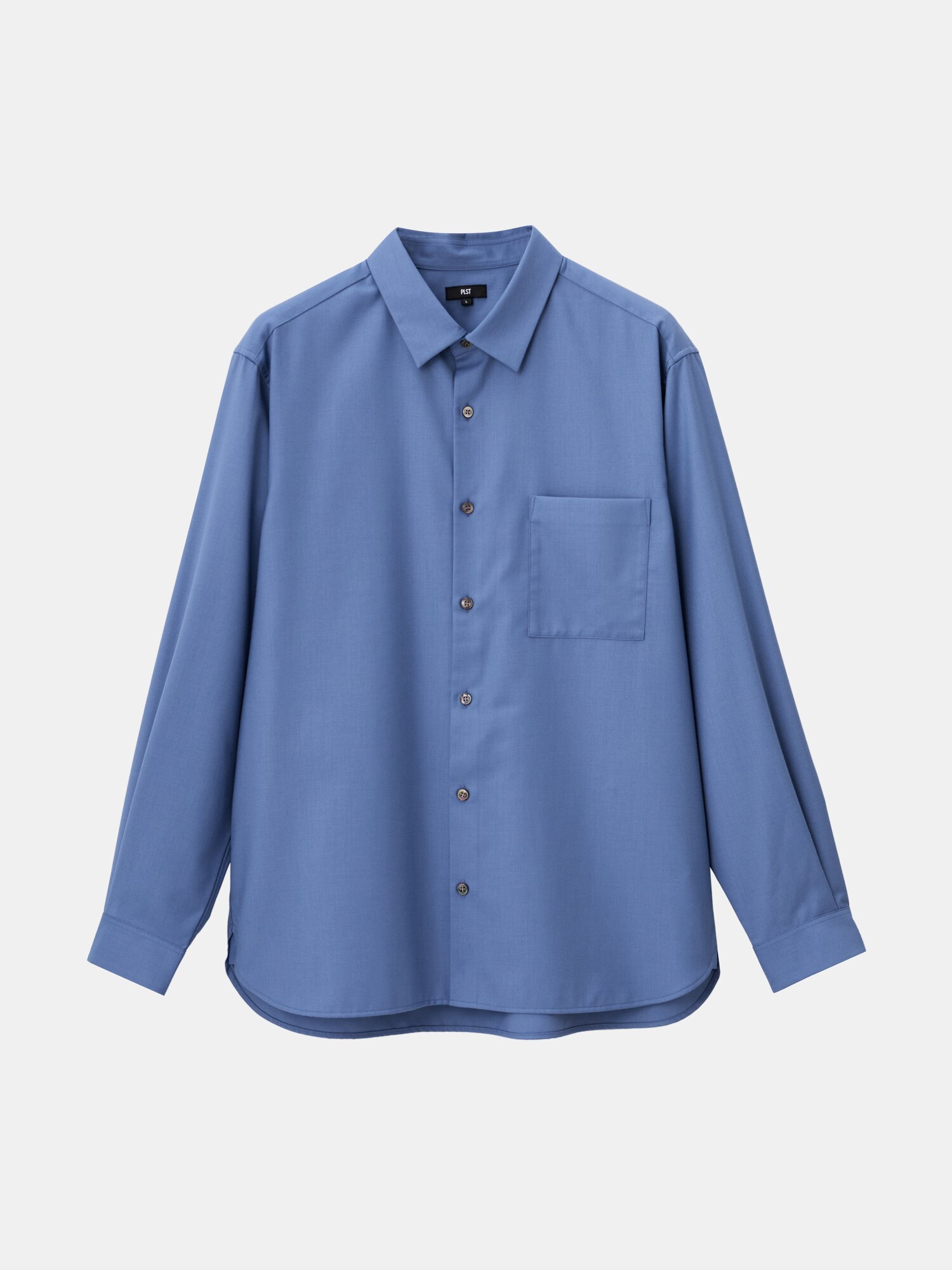 【PLST】レーヨンブレンドレギュラーカラーシャツ PLST(プラステ)公式 | レーヨンブレンドレギュラーカラーシャツ