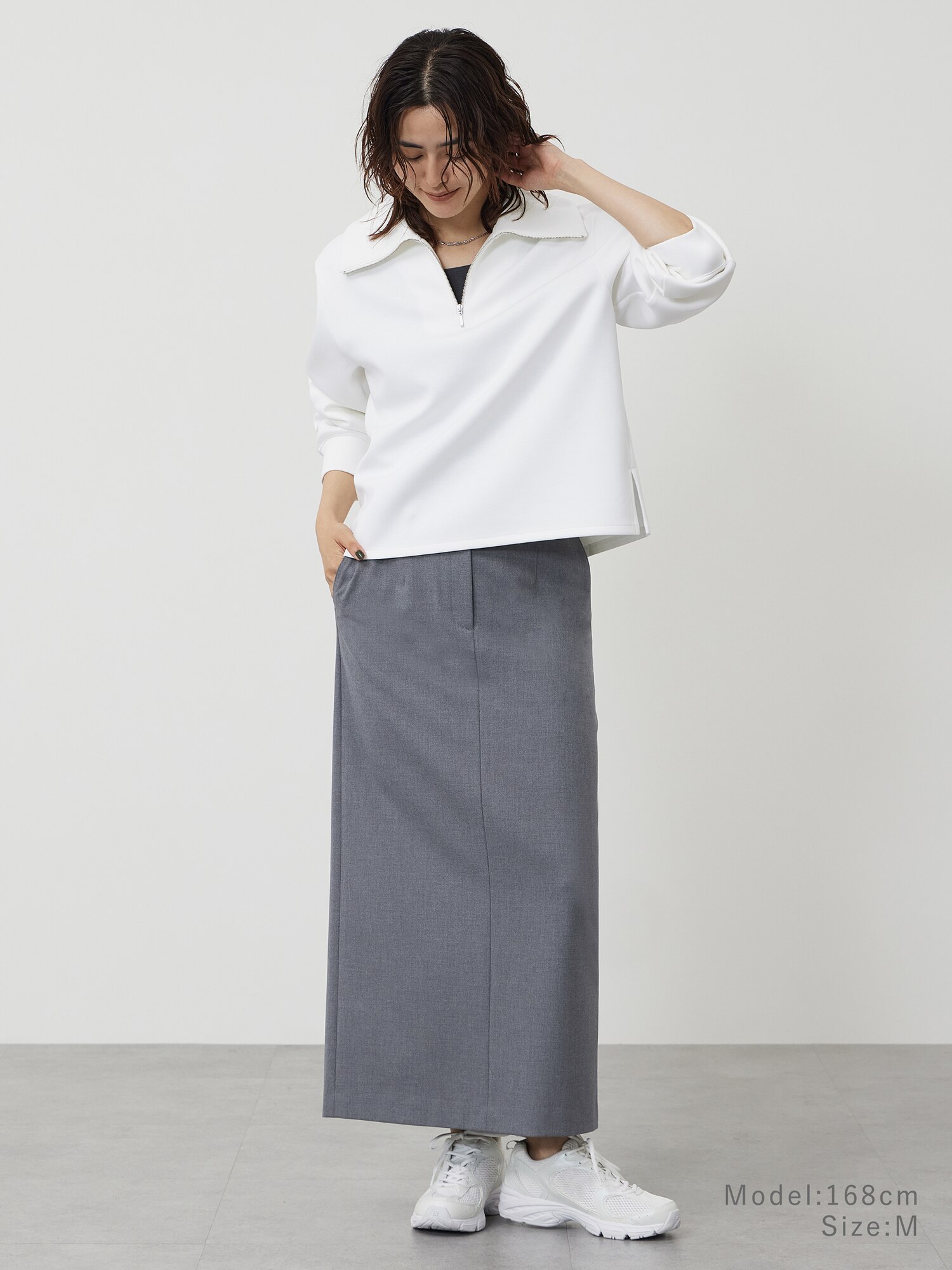 PLST プラステ　ライトグレーセットアップ PLST(プラステ)公式 | セットアップ・オールインワン(レディース)