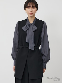 ストレッチツイルベルテッドジレ