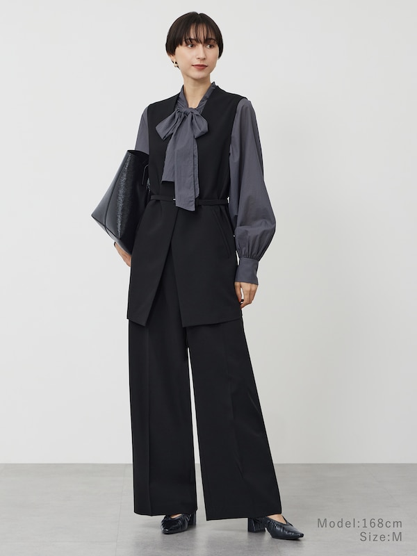 ストレッチツイルベルテッドジレ