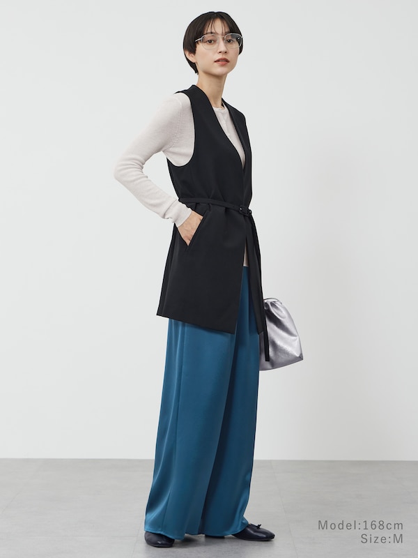 ストレッチツイルベルテッドジレ