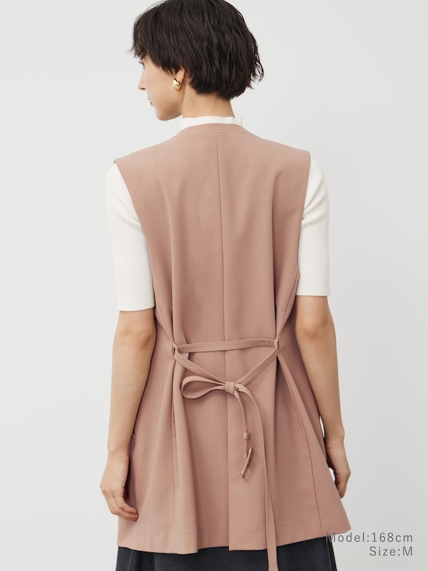 ストレッチツイルベルテッドジレ