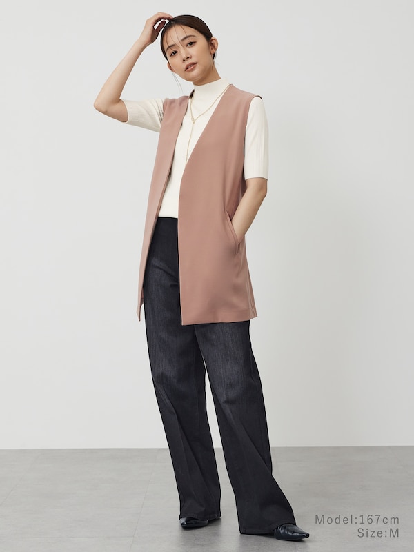 ストレッチツイルベルテッドジレ