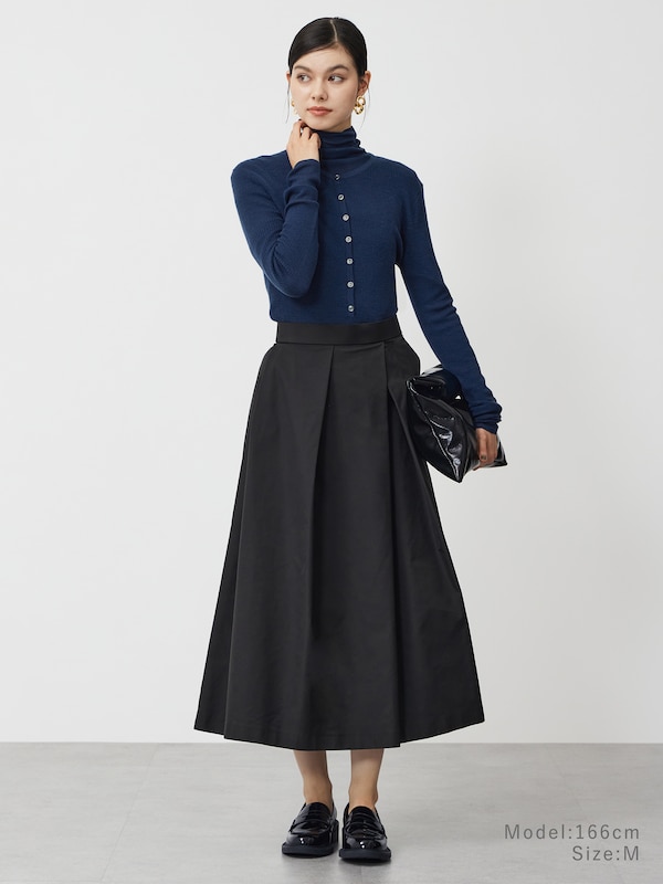 アシンメトリーフレアスカート