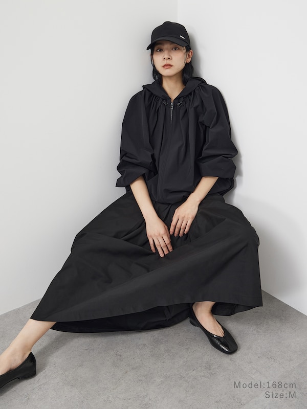 アシンメトリーフレアスカート