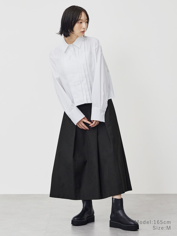 アシンメトリーフレアスカート