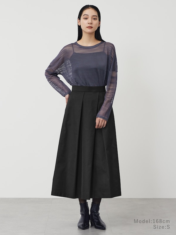 アシンメトリーフレアスカート