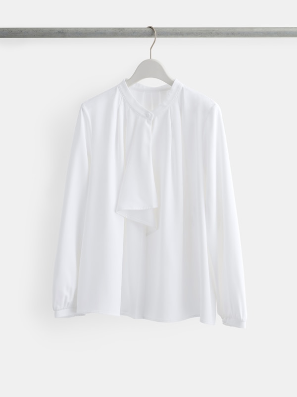 UVカットフリルタイブラウス