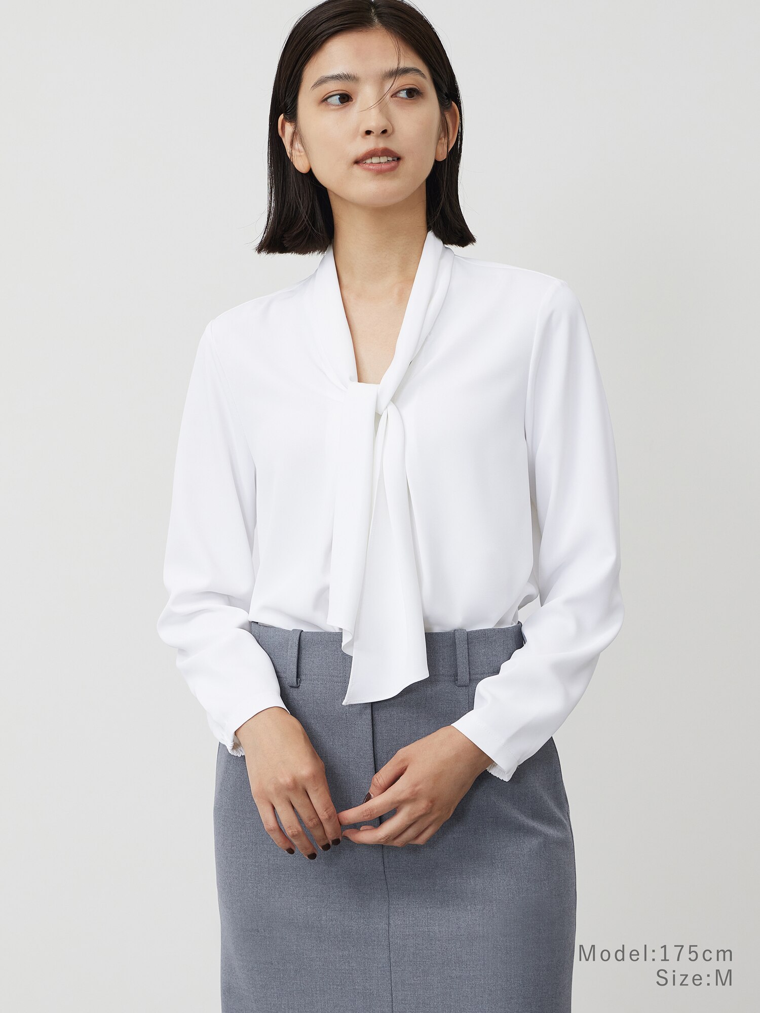 PLST(プラステ)公式 | UVカットメタルパーツブラウス