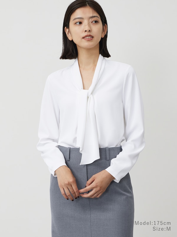 UVカットメタルパーツブラウス