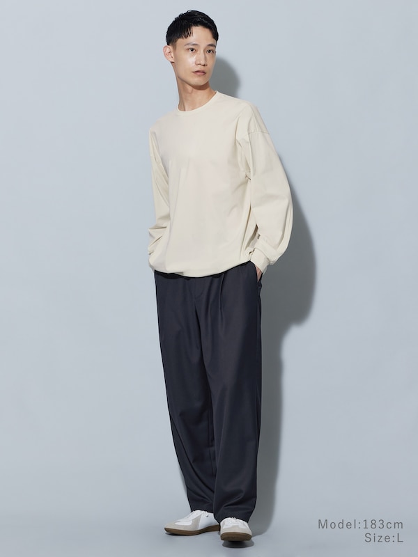 トリコットクルーネックTシャツ