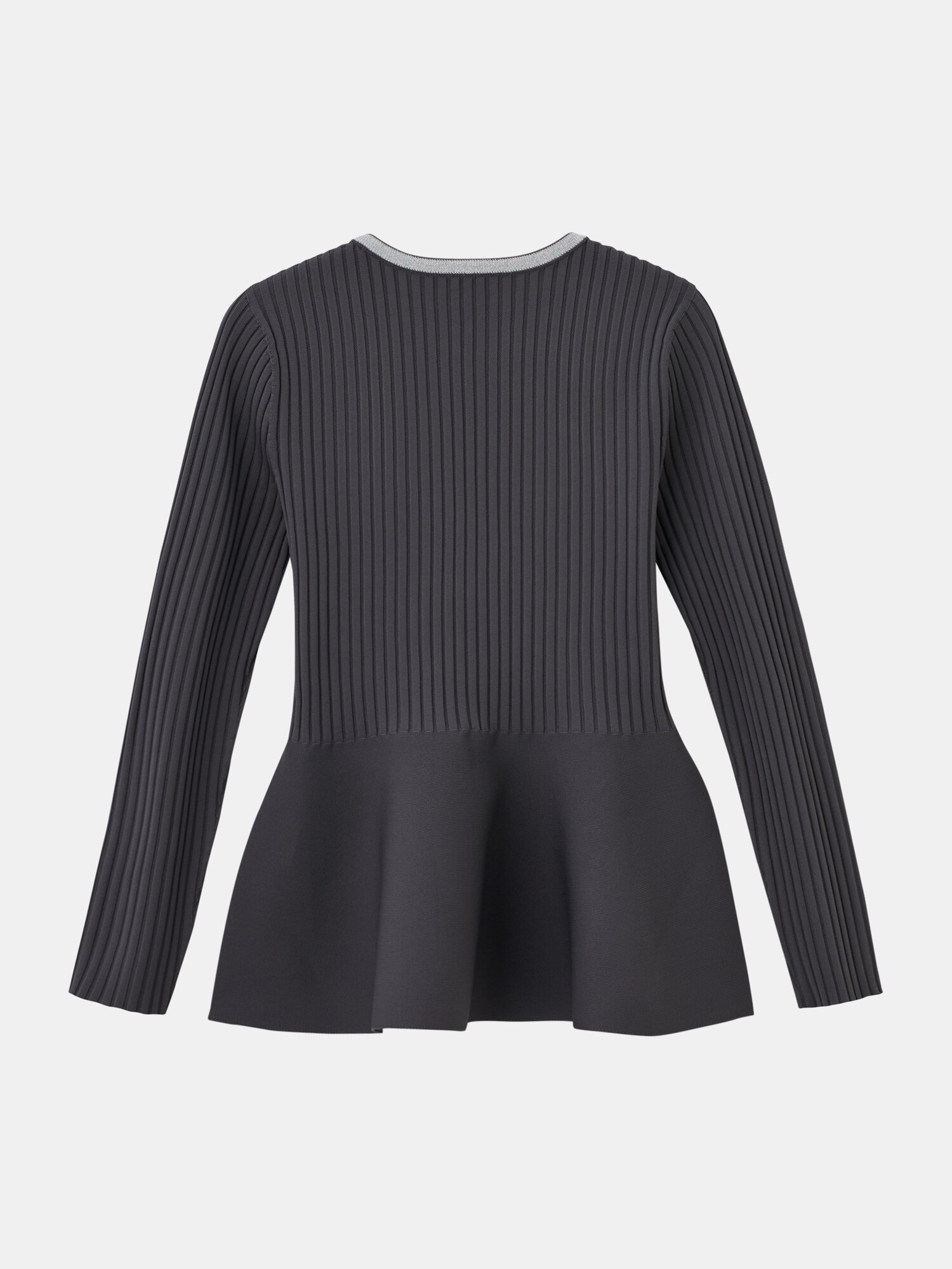 PLST(プラステ)公式 | ホールガーメント®メタリックネックペプラムセーター