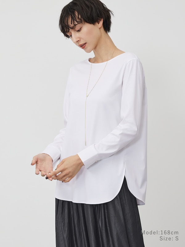 グロスジャージーレイヤードインナー（カフスコンビ）