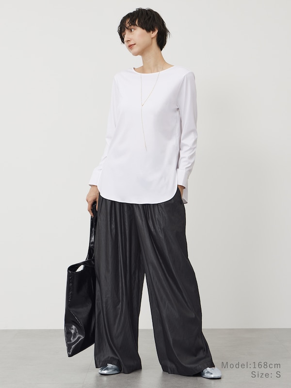 グロスジャージーレイヤードインナー（カフスコンビ）