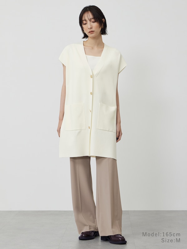 ハイストレッチトリコットフレアパンツ