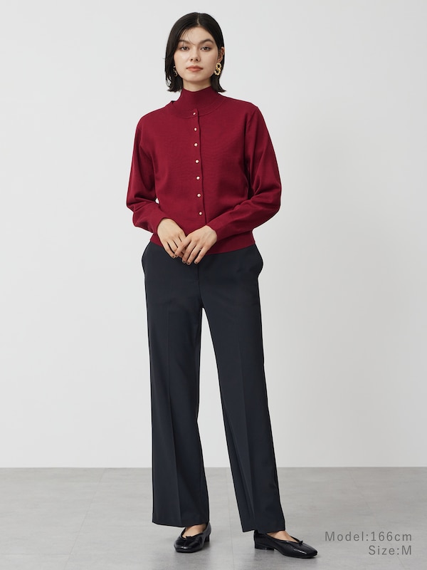 ハイストレッチトリコットフレアパンツ