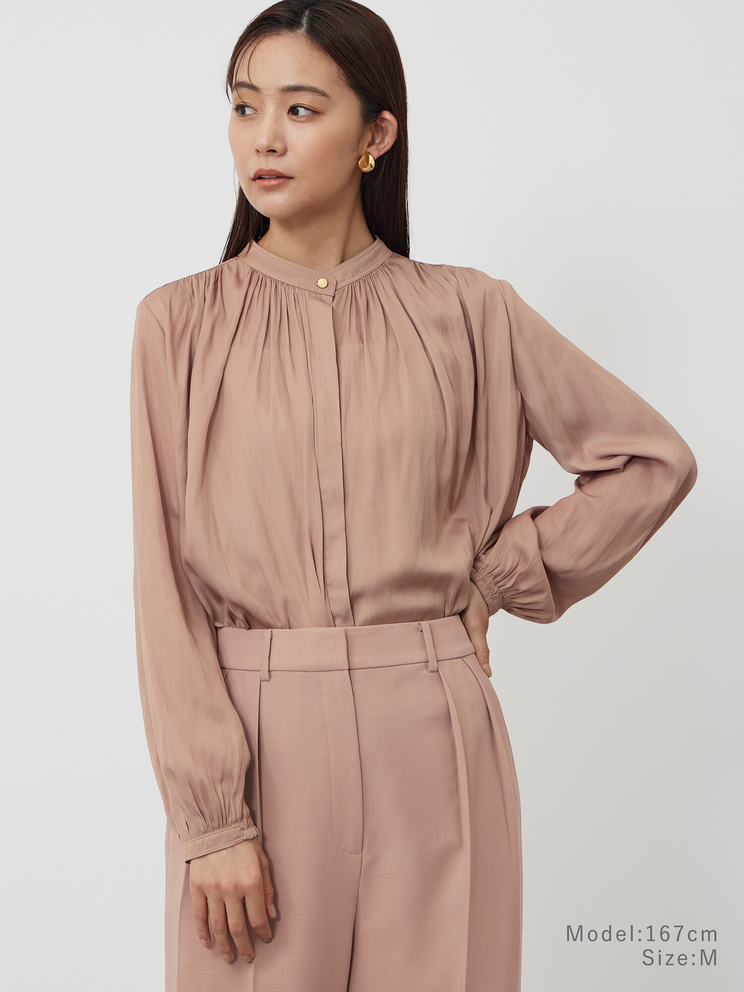極美品　プラステ　セットアップ　3点セット　麻混　ストレッチ　モスグリーン　L 極美品 プラステ セットアップ 3点セット 麻混 ストレッチ モス