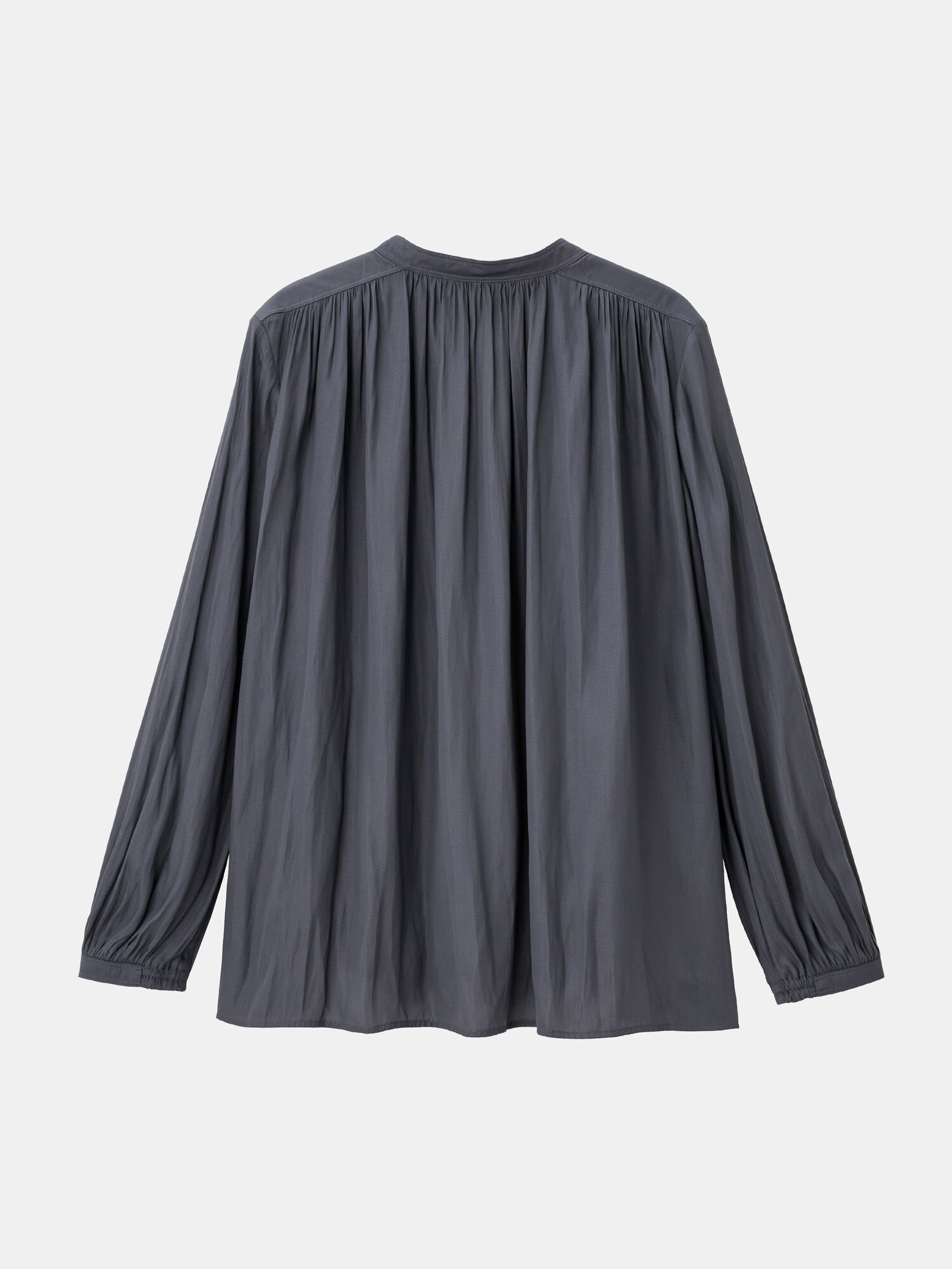 PLST(プラステ)公式 | ヴィンテージサテンメタルボタンブラウス